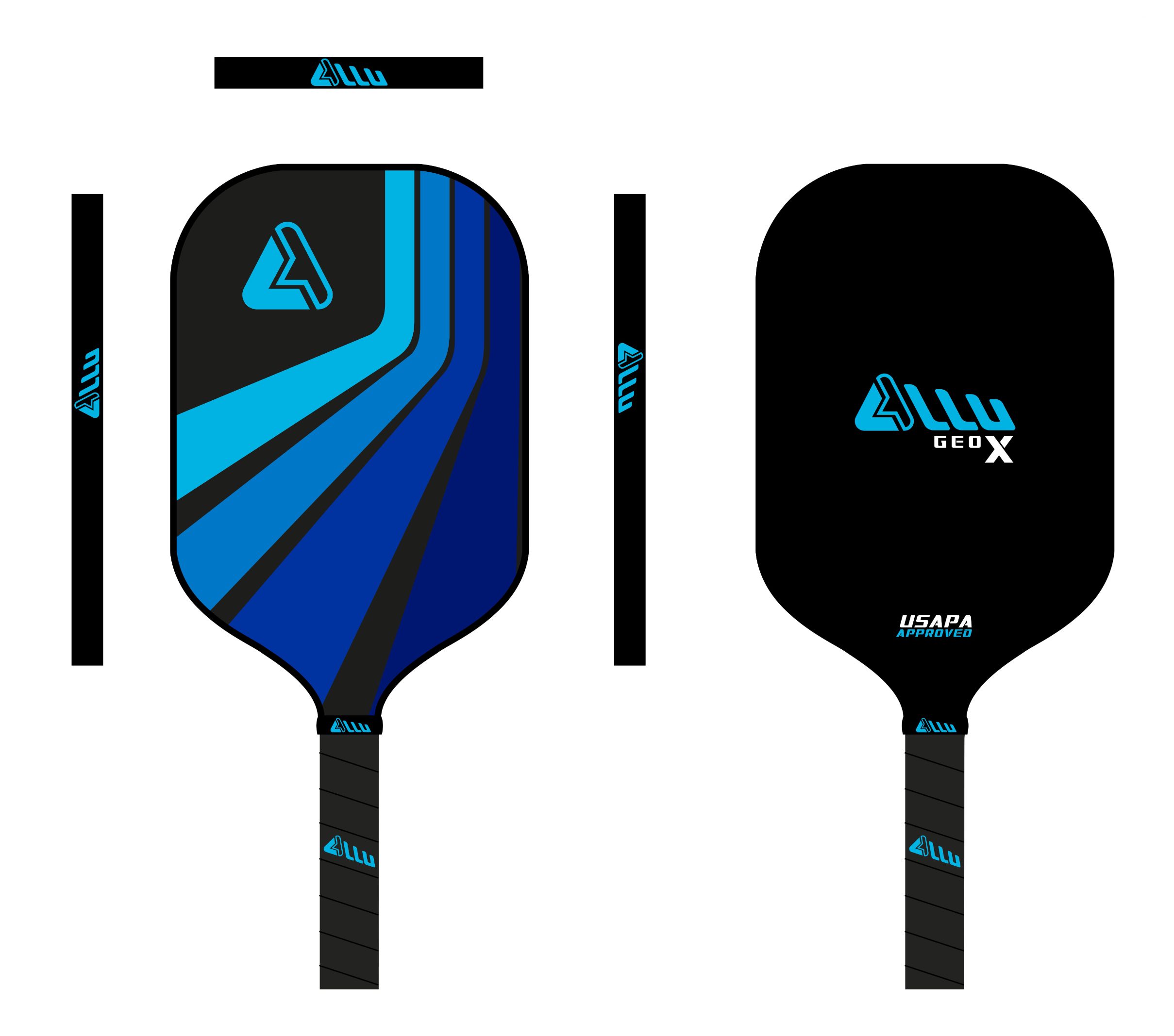 Personalized team pickleball paddle sets