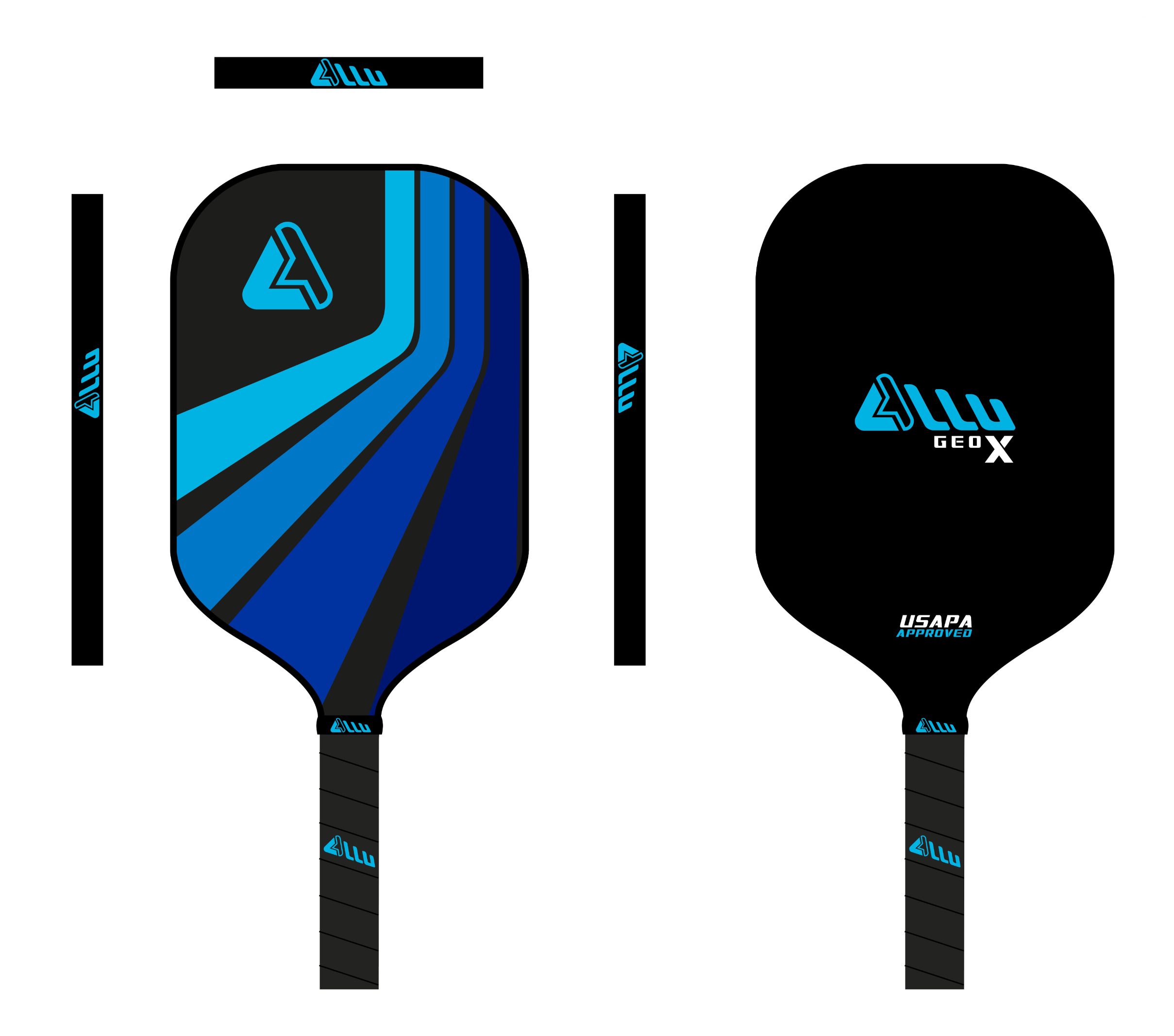 Personalized team pickleball paddle sets