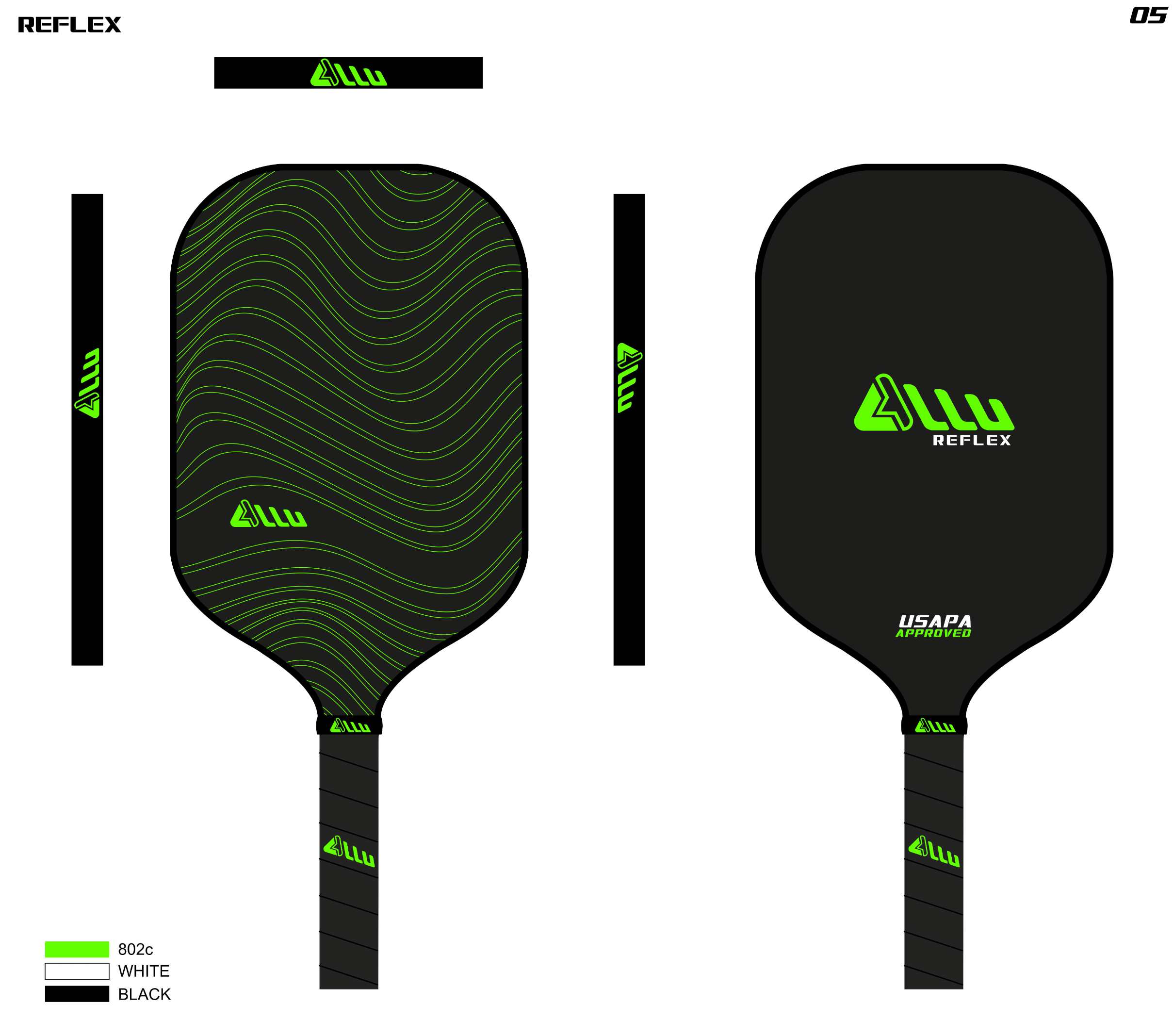 Custom branded pickleball paddles for teams