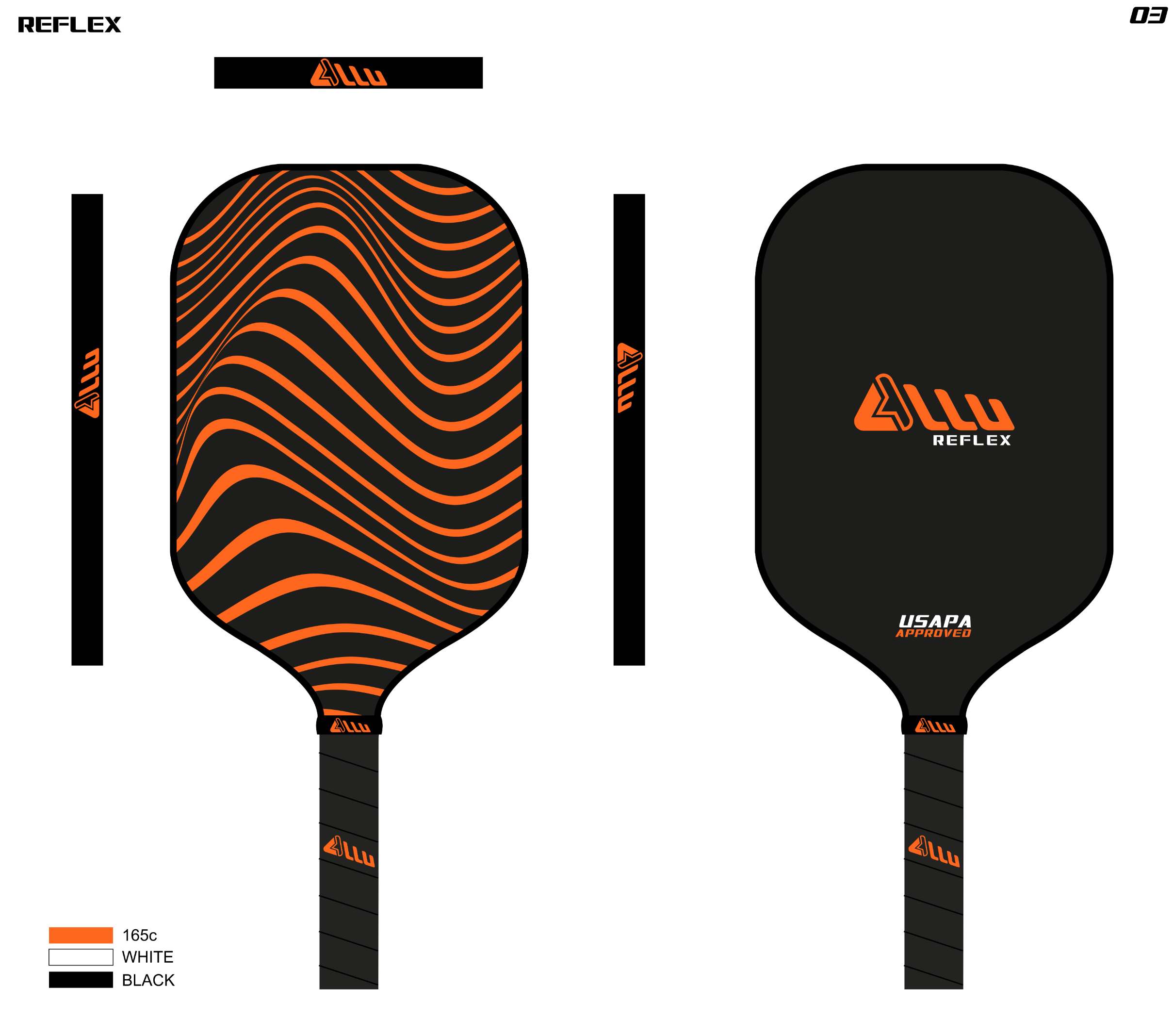 Durable fiberglass pickleball paddles